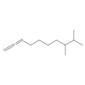 (4-Azidobutyl)(methyl)(propan-2-yl)amine结构式