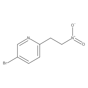 5-Bromo-2-(2-nitroethyl)pyridine Structure
