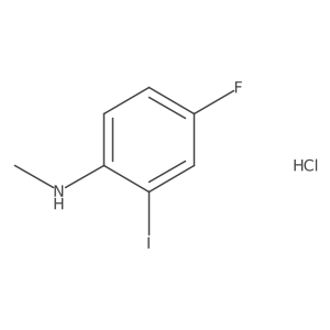 4-Fluoro-2-iodo-N-methylaniline;hydrochloride Structure
