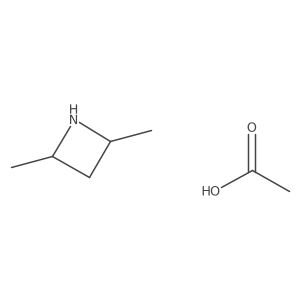 (2S,4S)-2,4-Dimethylazetidine acetate结构式