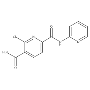 6-Chloro-2-N-pyridin-2-ylpyridine-2,5-dicarboxamide结构式