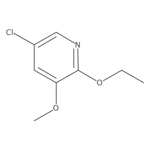 5-Chloro-2-ethoxy-3-methoxypyridine结构式