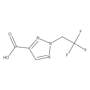 2-(2,2,2-trifluoroethyl)-2H-1,2,3-triazole-4-carboxylic acid Structure