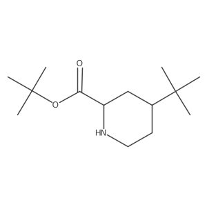 rac-tert-butyl (2R,4S)-4-tert-butylpiperidine-2-carboxylate Structure
