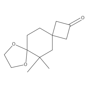 6,6-Dimethyl-8,11-dioxadispiro[3.2.47.24]tridecan-2-one结构式