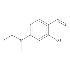 2-Hydroxy-4-[methyl(propan-2-yl)amino]benzaldehyde Structure