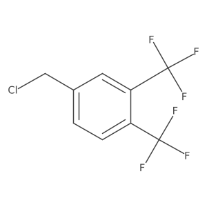 1,2-Bistrifluoromethyl-4-chloromethylbenzene结构式