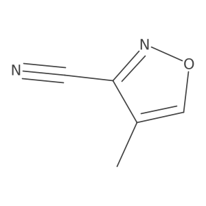 4-Methylisoxazole-3-carbonitrile结构式