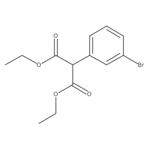 Diethyl (3-bromophenyl)malonate结构式