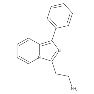 2-{1-Phenylimidazo[1,5-a]pyridin-3-yl}ethan-1-amine结构式