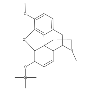 [(4R,4aR,7S,7aR,12bS)-9-methoxy-3-methyl-2,4,4a,7,7a,13-hexahydro-1H-4,12-methanobenzofuro[3,2-e]isoquinolin-7-yl]oxy-trimethylsilane结构式