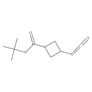 Tert-butyl 3-isothiocyanatoazetidine-1-carboxylate结构式