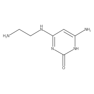 4-Amino-6-[(2-aminoethyl)amino]-2-pyrimidinol结构式