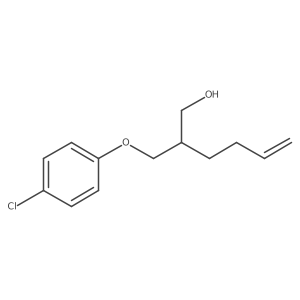 2-((4-Chlorophenoxy)methyl)hex-5-en-1-ol Structure