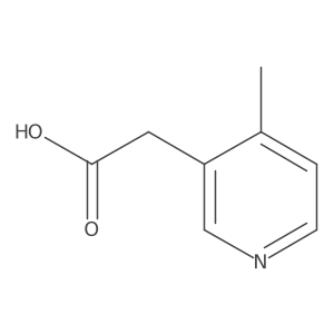 2-(4-Methylpyridin-3-yl)acetic acid Structure