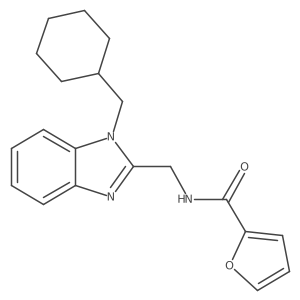 N-{[1-(cyclohexylmethyl)-1H-1,3-benzodiazol-2-yl]methyl}furan-2-carboxamide Structure