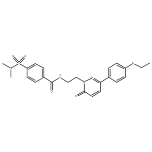 4-(N,N-dimethylsulfamoyl)-N-(2-(3-(4-ethoxyphenyl)-6-oxopyridazin-1(6H)-yl)ethyl)benzamide Structure