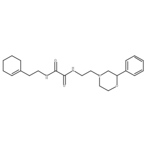 N1-(2-(cyclohex-1-en-1-yl)ethyl)-N2-(2-(2-phenylmorpholino)ethyl)oxalamide结构式