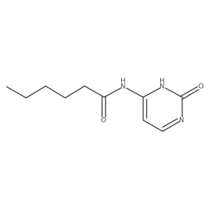 N-(2,3-Dihydro-2-oxo-4-pyrimidinyl)hexanamide Structure