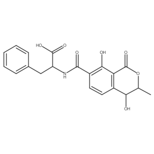 4-Hydroxyochratoxin B, (4R)-结构式