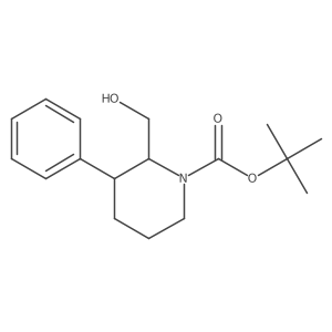 Tert-butyl 2-(hydroxymethyl)-3-phenylpiperidine-1-carboxylate Structure