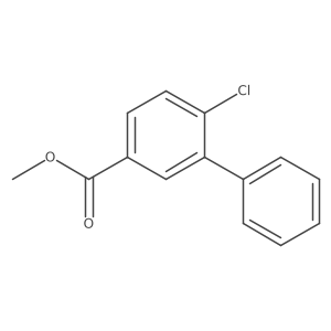Methyl 4-chloro-3-phenylbenzoate结构式