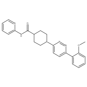 1-(6-(2-methoxyphenyl)pyridazin-3-yl)-N-(pyridin-2-yl)piperidine-4-carboxamide Structure