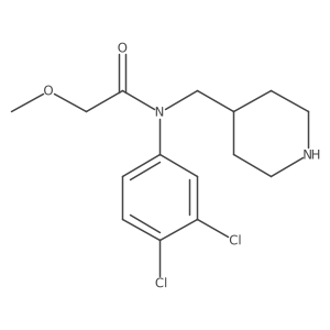 n-(3,4-Dichloro-phenyl)-2-methoxy-n-piperidin-4-ylmethyl-acetamide Structure