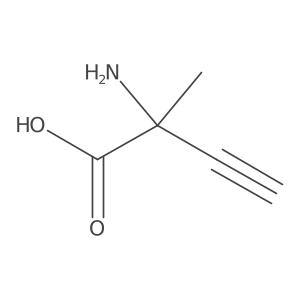 2-Amino-2-methylbut-3-ynoic acid结构式