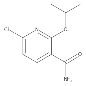 6-Chloro-2-isopropoxy-nicotinamide结构式