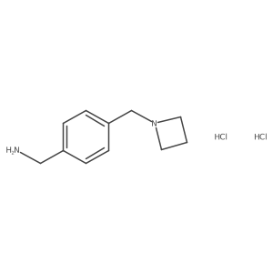1-[4-(Azetidin-1-ylmethyl)phenyl]methanamine dihydrochloride结构式