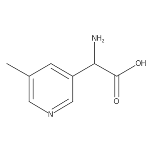 (S)-2-Amino-2-(5-methylpyridin-3-yl)acetic acid Structure