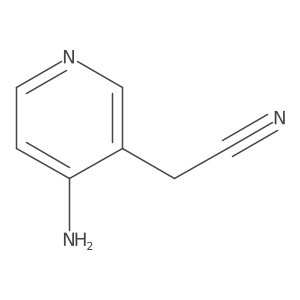 4-Amino-3-pyridineacetonitrile Structure