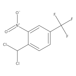 1-(Dichloromethyl)-2-nitro-4-(trifluoromethyl)benzene Structure