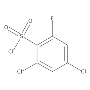 2,4-Dichloro-6-fluorobenzenesulfonyl chloride结构式
