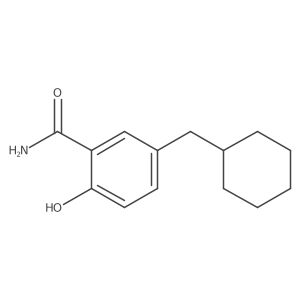 5-(Cyclohexylmethyl)-2-hydroxybenzamide Structure
