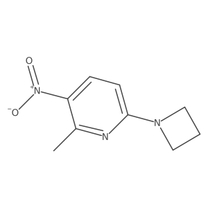6-(Azetidin-1-yl)-2-methyl-3-nitropyridine Structure