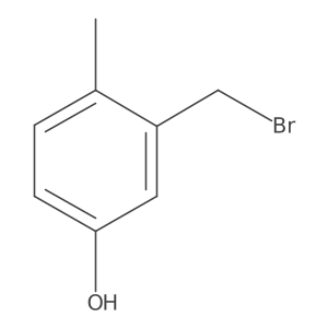 3-(Bromomethyl)-4-methylphenol Structure