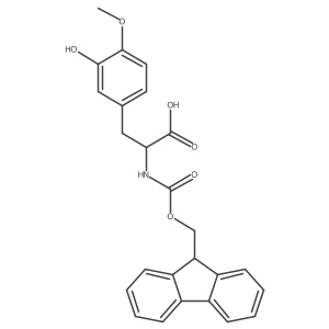 (S)-N-alpha-(9-Fluorenylmethyloxycarbonyl)-4-methoxy-meta-tyrosine Structure
