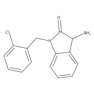 3-amino-1-(2-chlorobenzyl)-1,3-dihydro-2H-indol-2-one Structure