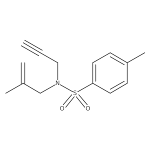 4-methyl-N-(2-methylallyl)-N-(prop-2-yn-1-yl)benzenesulfonamide Structure