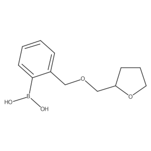 (2-(((Tetrahydrofuran-2-yl)methoxy)methyl)phenyl)boronic acid Structure