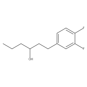 Benzenepropanol, 3,4-difluoro-I+/--propyl- Structure