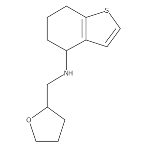 Benzo[b]thiophen-4-amine, 4,5,6,7-tetrahydro-N-[(tetrahydro-2-furanyl)methyl]- Structure