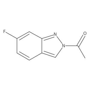 2-acetyl-6-fluoro-2H-indazole结构式