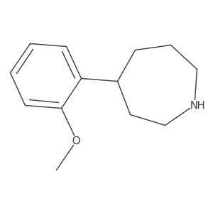 4-(2-Methoxyphenyl)azepane结构式