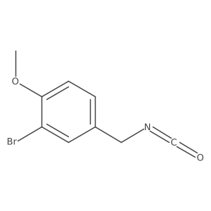 2-Bromo-4-(isocyanatomethyl)-1-methoxybenzene Structure