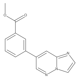 Methyl 3-imidazo[1,2-b]pyridazin-7-ylbenzoate Structure