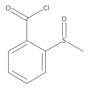2-(Methylsulfinyl)benzoyl chloride Structure