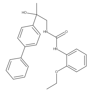 1-(2-([1,1'-Biphenyl]-4-yl)-2-hydroxypropyl)-3-(2-ethoxyphenyl)urea结构式